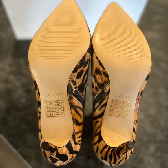ALDO Wiema Animal Print Ankle Boots - Picture 7 of 10